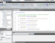 Rapise Test Editor Screen