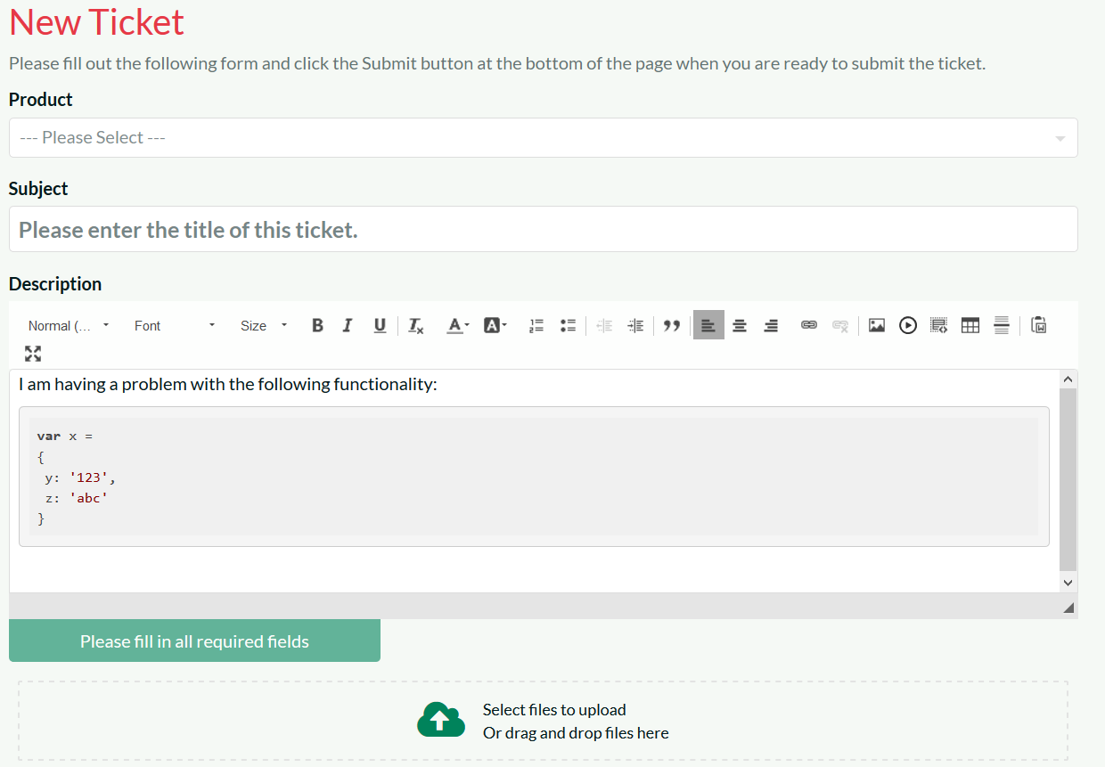 Help Desk Ticketing System