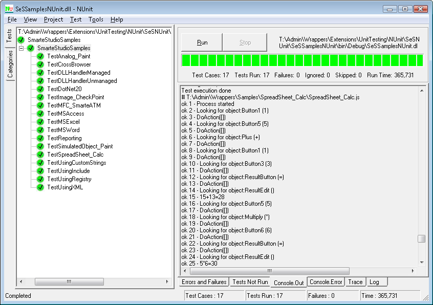 Unit Test Integration