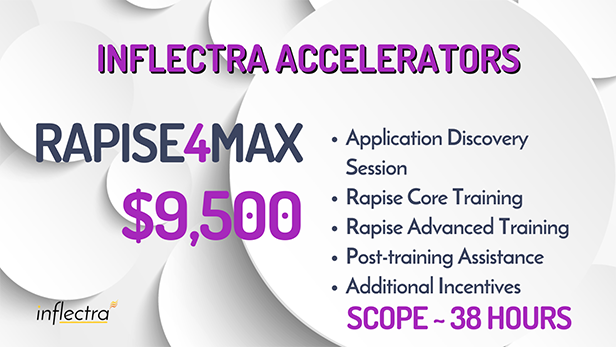 RAPISE4MAX - Standard & Advanced Training and Assistance for upto 5 automation engineers with 8 sessions