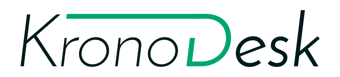 KronoDesk Logo, Shadow, Transparent