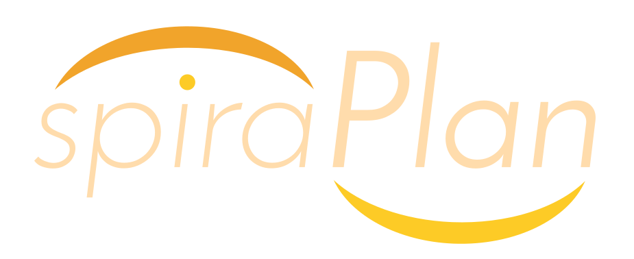 SpiraPlan Logo, Light, Transparent