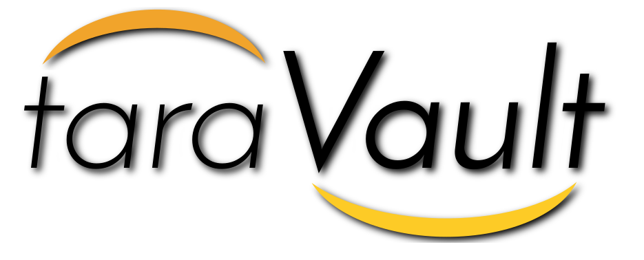 TaraVault Logo, Shadow, Transparent