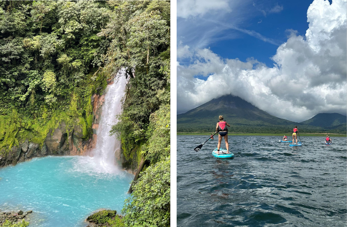 photo-of-rio-celeste-cerulean-blue-on-left-paddleboarding-at-lake-arenal-arenal-volcano-on-right-image