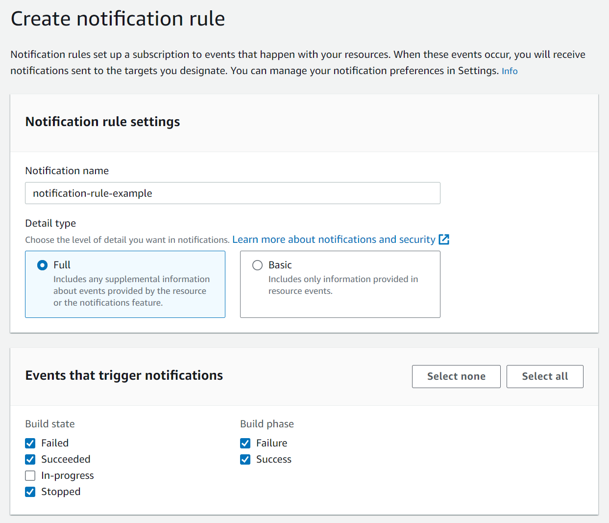 AWS CodeBuild integration