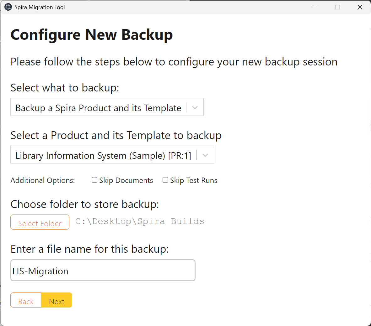Backup/migrate configurations as well as product data